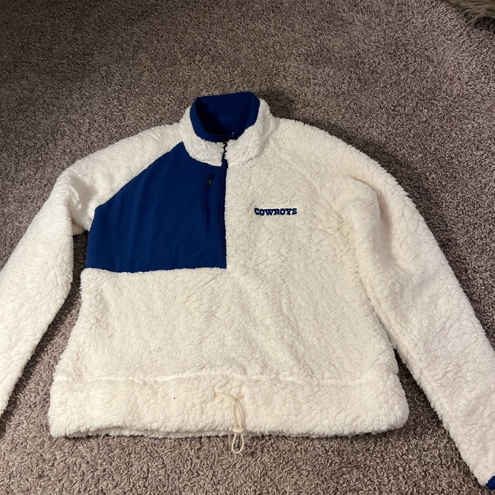 Dallas Cowboys Fuzzy Zip Up